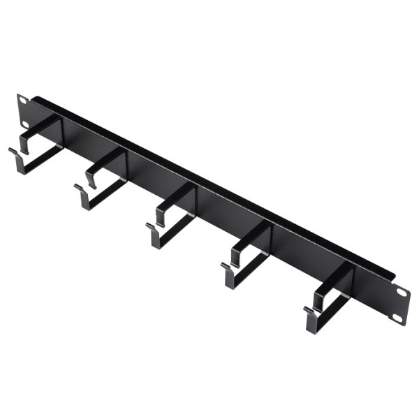 ORGANIZATOR CABLURI 19", 1U, 5 INELE, NEGRU - DTBC105R-B