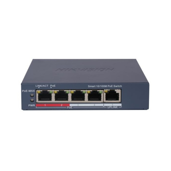 SWITCH SMART MANAGED CU 5 PORTURI (4 POE) - DS-3E1105P-EI V2 SWITCH SMART MANAGED CU 5 PORTURI (4 POE) - DS-3E1105P-EI V2