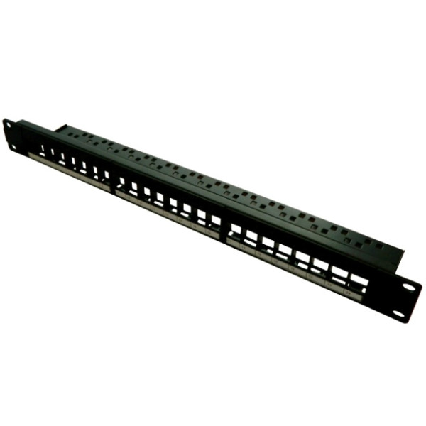 PATCH PANEL 24 PORTURI, 1U, NEECHIPAT, ECRANAT - EMT-PP24-BLANK PATCH PANEL 24 PORTURI, 1U, NEECHIPAT, ECRANAT - EMT-PP24-BLANK