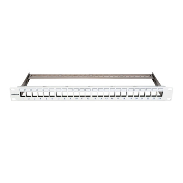 PATCH PANEL PENTRU 24 MODULE TOOLLESS LINE, 1U - HSER0240GS PATCH PANEL PENTRU 24 MODULE TOOLLESS LINE, 1U - HSER0240GS