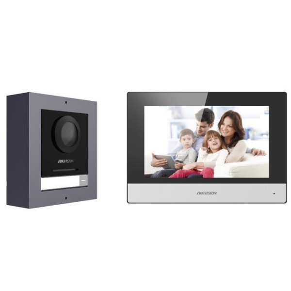KIT VIDEOINTERFONIE (CU DS-KD8003-IME1(B)/SURFACE) - DS-KIS602(B) KIT VIDEOINTERFONIE (CU DS-KD8003-IME1(B)/SURFACE) - DS-KIS602(B)