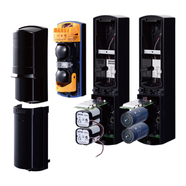 Bariera IR de exterior 60m, dual beam, baterii - OPTEX SL-200TNR Bariera IR de exterior 60m, dual beam, baterii - OPTEX SL-200TNR