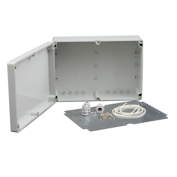Doza exterior cu contraplaca metalica pentru montaj echipamente AWO604 Doza exterior cu contraplaca metalica pentru montaj echipamente AWO604