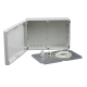 Doza exterior cu contraplaca metalica pentru montaj echipamente AWO604 Doza exterior cu contraplaca metalica pentru montaj echipamente AWO604