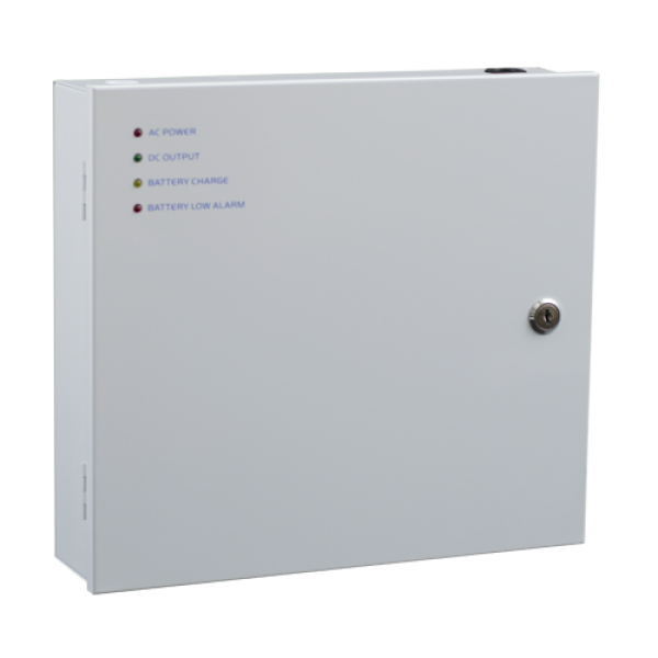 Sursa de alimentare 12V/10A, back-up in cabinet metalic SDC-12-10B