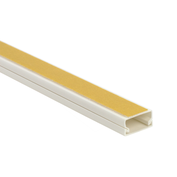Canal cablu 20x10 mm cu adeziv, 2m - DLX PVCA-206-10