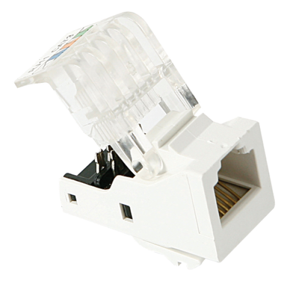 Keystone Jack LAN Cat 3 pentru RJ11- DLX DLX-245-52 Keystone Jack LAN Cat 3 pentru RJ11- DLX DLX-245-52
