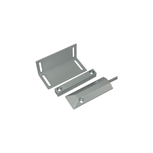 Contact magnetic aparent NC, pentru usa culisanta, suport L inclus CM-55AL