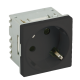 Priza modulara schuko cu impamantare, negru - DLX DLX-245-43 Priza modulara schuko cu impamantare, negru - DLX DLX-245-43