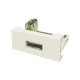Panel echipat cu socket USB (1 modul) - DLX DLX-245-62 Panel echipat cu socket USB (1 modul) - DLX DLX-245-62