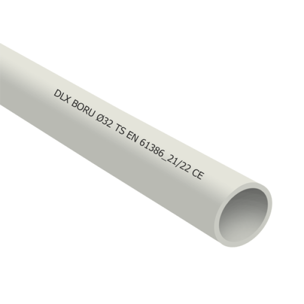 Tub PVC rigid D20, 750N, 3m - DLX TRP-802-20
