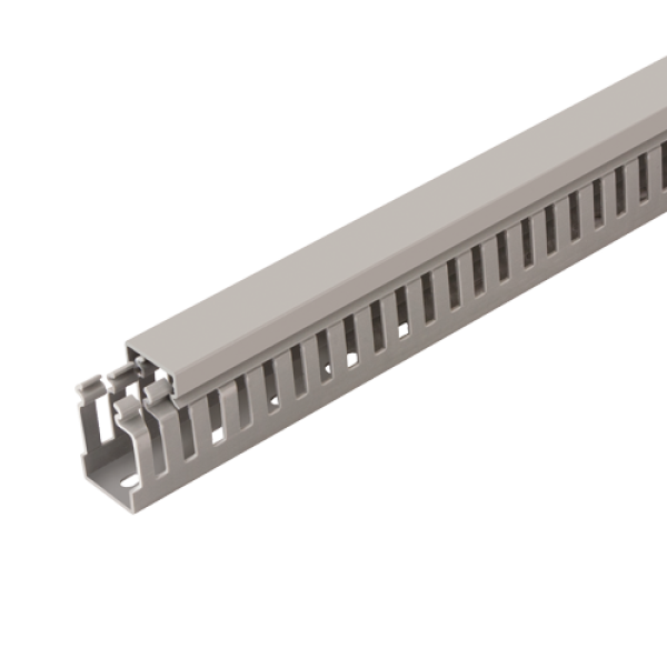 Canal cablu perforat 25x40 mm, cu capac, 2m - DLX PVCP-257-40 Canal cablu perforat 25x40 mm, cu capac, 2m - DLX PVCP-257-40