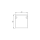 Canal cablu perforat 40x40 mm, cu capac, 2m - DLX PVCP-407-40