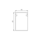 Canal cablu perforat 40x60 mm, cu capac, 2m - DLX PVCP-407-60