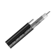 Cablu Coaxial RG6 TRISHIELD autoportant, 305m, negru TSY-RG6-TRIS-MESS Cablu Coaxial RG6 TRISHIELD autoportant, 305m, negru TSY-RG6-TRIS-MESS