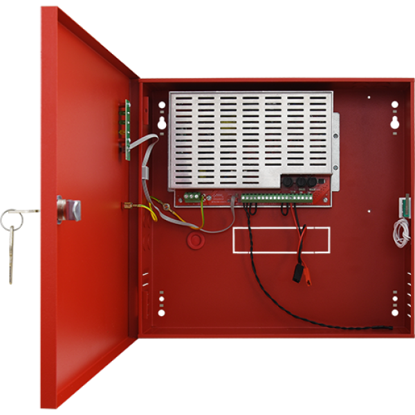 Sursa de alimentare EN 54-4, 27.6V/4.6A, cutie metalica cu loc acumulatori 2x7Ah/12V - PULSAR EN54C-5A7 Sursa de alimentare EN 54-4, 27.6V/4.6A, cutie metalica cu loc acumulatori 2x7Ah/12V - PULSAR EN54C-5A7