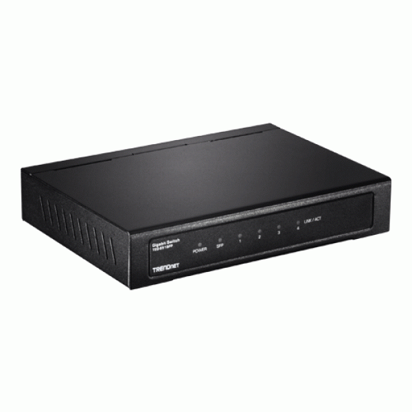 Switch 4 porturi Gigabit , 1 slot SFP - TRENDnet TEG-S51SFP Switch 4 porturi Gigabit , 1 slot SFP - TRENDnet TEG-S51SFP