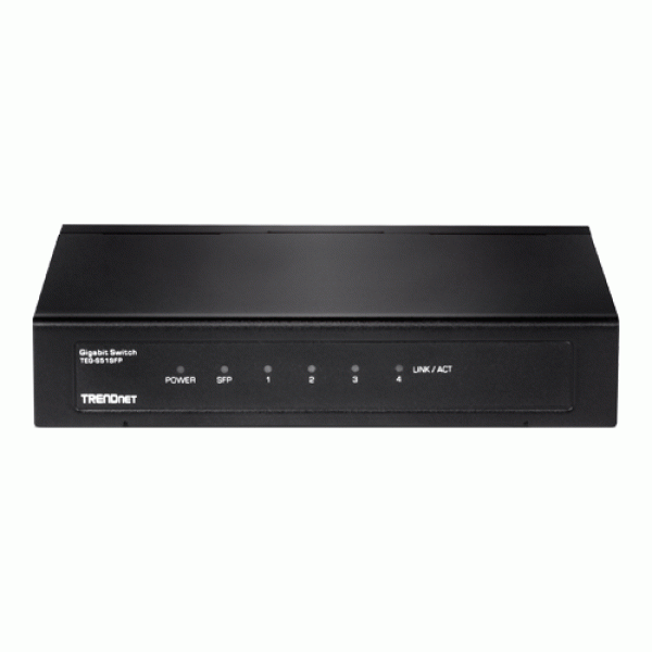 Switch 4 porturi Gigabit , 1 slot SFP - TRENDnet TEG-S51SFP Switch 4 porturi Gigabit , 1 slot SFP - TRENDnet TEG-S51SFP