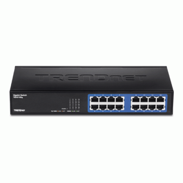 Switch GREENnet 16 porturi Gigabit - TRENDnet TEG-S16DG Switch GREENnet 16 porturi Gigabit - TRENDnet TEG-S16DG