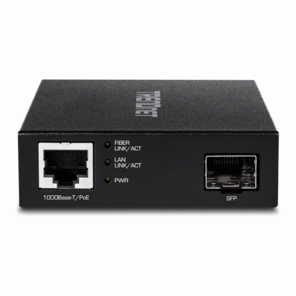 Mediaconvertor POE Gigabit - SFP fibra optica - TRENDnet TFC-PGSFP Mediaconvertor POE Gigabit - SFP fibra optica - TRENDnet TFC-PGSFP