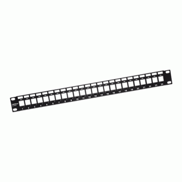Patch Panel 24 porturi blank keystone 1U - TRENDnet TC-KP24 Patch Panel 24 porturi blank keystone 1U - TRENDnet TC-KP24