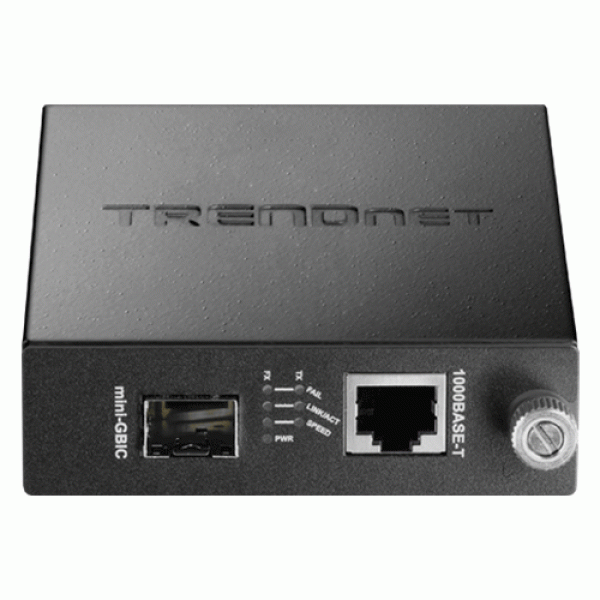 Mediaconvertor Gigabit - SFP fibra optica (pt TFC-1600) - TRENDnet TFC-1000MGA Mediaconvertor Gigabit - SFP fibra optica (pt TFC-1600) - TRENDnet TFC-1000MGA