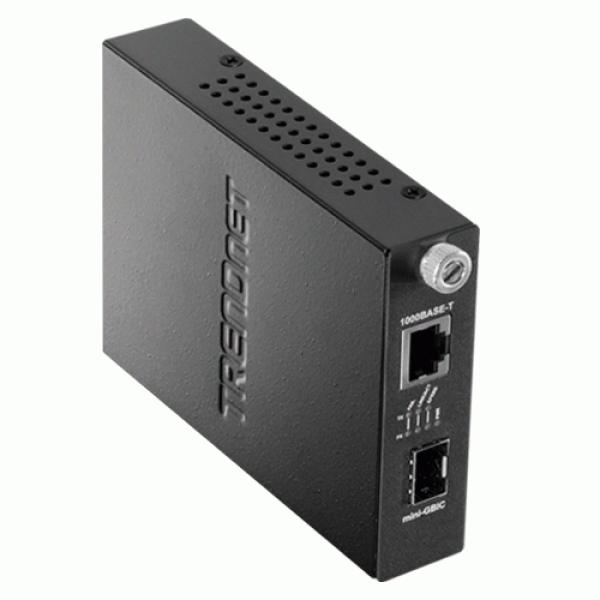 Mediaconvertor Gigabit - SFP fibra optica (pt TFC-1600) - TRENDnet TFC-1000MGA Mediaconvertor Gigabit - SFP fibra optica (pt TFC-1600) - TRENDnet TFC-1000MGA
