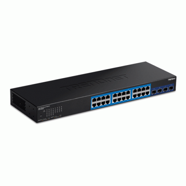 Switch Web Smart Management 24 porturi Gigabit, 4 porturi SFP+ 10G - TRENDnet TEG-30284 Switch Web Smart Management 24 porturi Gigabit, 4 porturi SFP+ 10G - TRENDnet TEG-30284