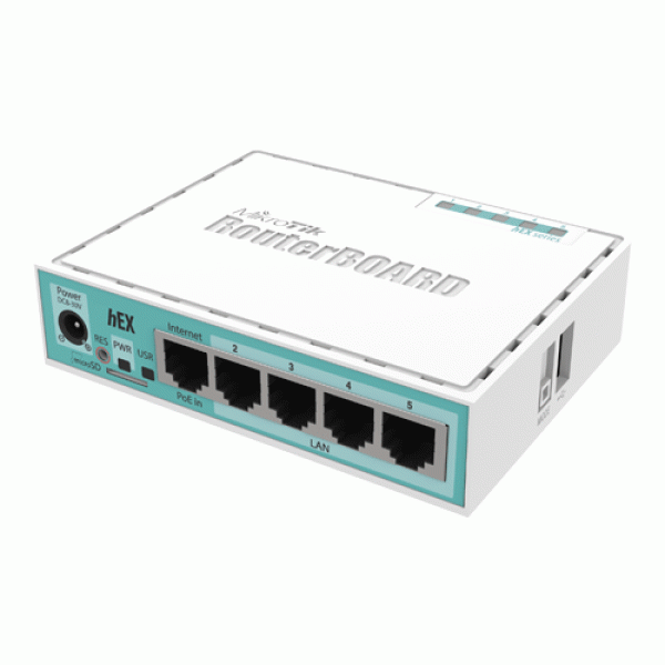 Router hEX, 5 x Gigabit, RouterOS L4 - Mikrotik RB750Gr3 Router hEX, 5 x Gigabit, RouterOS L4 - Mikrotik RB750Gr3