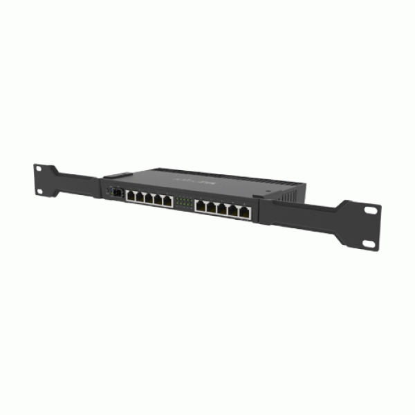 Router 10 x Gigabit, 1 x SFP+ 10Gbps, 1 x PoE, RouterOS L5, 1U - Mikrotik RB4011iGS+RM Router 10 x Gigabit, 1 x SFP+ 10Gbps, 1 x PoE, RouterOS L5, 1U - Mikrotik RB4011iGS+RM