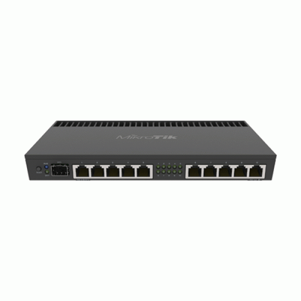 Router 10 x Gigabit, 1 x SFP+ 10Gbps, 1 x PoE, RouterOS L5, 1U - Mikrotik RB4011iGS+RM Router 10 x Gigabit, 1 x SFP+ 10Gbps, 1 x PoE, RouterOS L5, 1U - Mikrotik RB4011iGS+RM