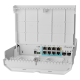 Smart Switch outdoor, 8 x Gigabit (7 PoE in), 2 x SFP+ 10Gbps - Mikrotik CSS610-1Gi-7R-2S+OUT Smart Switch outdoor, 8 x Gigabit (7 PoE in), 2 x SFP+ 10Gbps - Mikrotik CSS610-1Gi-7R-2S+OUT