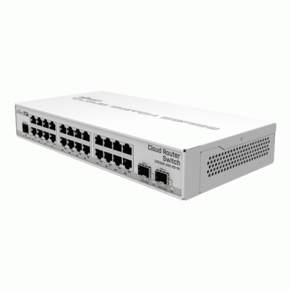 Management Switch 24 x Gigabit, 2 x SFP+ - Mikrotik CRS326-24G-2S+IN Management Switch 24 x Gigabit, 2 x SFP+ - Mikrotik CRS326-24G-2S+IN