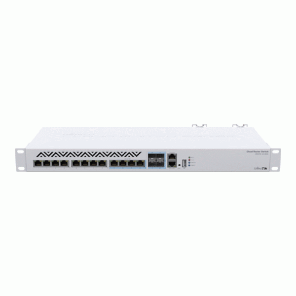 Management Switch, 8 x 10G Ethernet, 4 x 10G combo RJ45/SFP+, - Mikrotik CRS312-4C+8XG-RM Management Switch, 8 x 10G Ethernet, 4 x 10G combo RJ45/SFP+, - Mikrotik CRS312-4C+8XG-RM