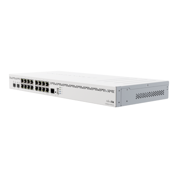 Cloud Core Router, 16 x Gigabit, 2 x SFP+, RouterOS L6, 1U - MikroTik CCR2004-16G-2S+ Cloud Core Router, 16 x Gigabit, 2 x SFP+, RouterOS L6, 1U - MikroTik CCR2004-16G-2S+