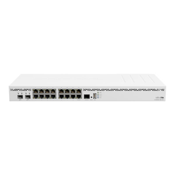 Cloud Core Router, 16 x Gigabit, 2 x SFP+, RouterOS L6, 1U - MikroTik CCR2004-16G-2S+ Cloud Core Router, 16 x Gigabit, 2 x SFP+, RouterOS L6, 1U - MikroTik CCR2004-16G-2S+