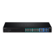 Switch Web Smart, 16 x Gigabit PoE+, 4 x Gigabit/SFP, putere 370W - TRENDnet TPE-1620WSF Switch Web Smart, 16 x Gigabit PoE+, 4 x Gigabit/SFP, putere 370W - TRENDnet TPE-1620WSF