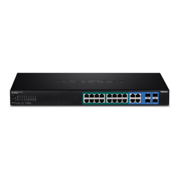 Switch Web Smart, 16 x Gigabit PoE+, 4 x Gigabit/SFP, putere 370W - TRENDnet TPE-1620WSF Switch Web Smart, 16 x Gigabit PoE+, 4 x Gigabit/SFP, putere 370W - TRENDnet TPE-1620WSF