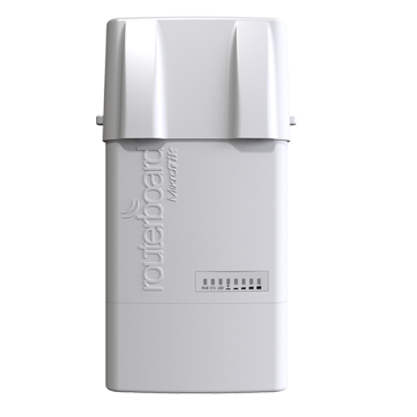 BaseBox 2, 1 x Gigabit LAN, USB, miniPCIe, 802.11b/g/n 2.4Ghz 2x2, PoE, outdoor - MikroTik RB912UAG-2HPnD-OUT