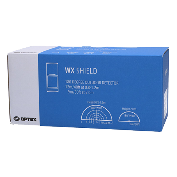 Detector de miscare PIR+MW exterior, 12-19m, 180°, quad cu anti-masking, baterii - OPTEX WXS-RDAM-X5 Detector de miscare PIR+MW exterior, 12-19m, 180°, quad cu anti-masking, baterii - OPTEX WXS-RDAM-X5