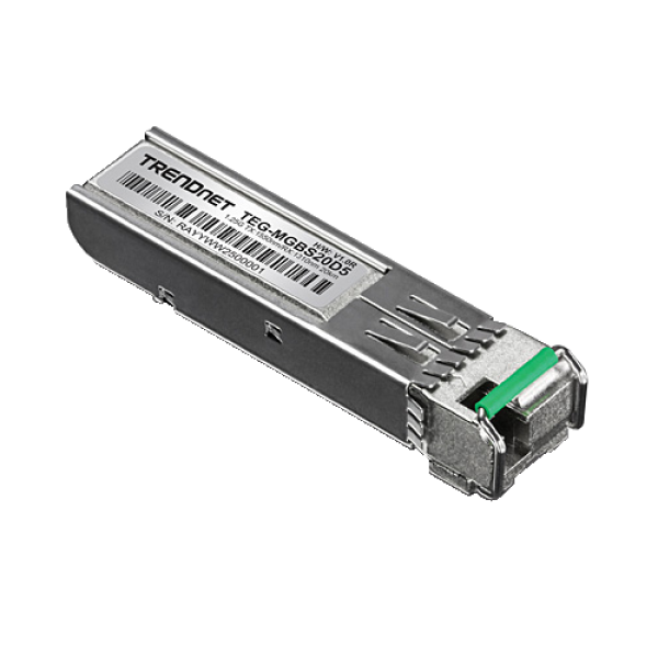 Modul SFP Dual Wavelength Single-Mode Simplex LC, 1.25G, RX:1310nm/TX:1550nm, 20Km - TRENDnet TEG-MGBS20D5 Modul SFP Dual Wavelength Single-Mode Simplex LC, 1.25G, RX:1310nm/TX:1550nm, 20Km - TRENDnet TEG-MGBS20D5