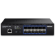 Switch 12 porturi SFP+ 1/10G, 1 x consola RJ45, management, 1U - TRENDnet TL2-F7120