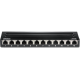 Patch Panel Wall Mount, 12 porturi RJ45 UTP, Cat6a, Ecranat, 0.5U - TRENDnet TC-P12C6AS Patch Panel Wall Mount, 12 porturi RJ45 UTP, Cat6a, Ecranat, 0.5U - TRENDnet TC-P12C6AS