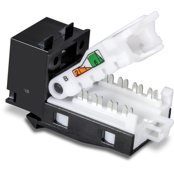 Mufa RJ-45 UTP Cat.6 tool-less, neagra - TRENDnet TC-K25C6BK Mufa RJ-45 UTP Cat.6 tool-less, neagra - TRENDnet TC-K25C6BK