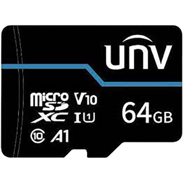 Card memorie 64GB, BLUE CARD - UNV TF-64G-T-L
