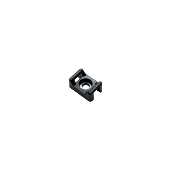 Suport plastic prindere coliere, NEGRU, 15x10x7 mm, 100 buc TAC-1-B