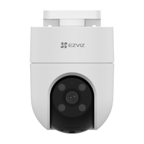 Camera IP EZVIZ de exterior, WI-Fi, Pan&Tilt, rezolutie 2K+, Audio bidirectional, distanta IR 30 metri, imagini color 24/7 CS-H8C-2K+