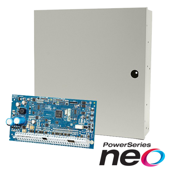 Centrala SERIA DSC POWER NEO 8 zone extensibila la 128 zone, 8 partitii - DSC HS2128NKE