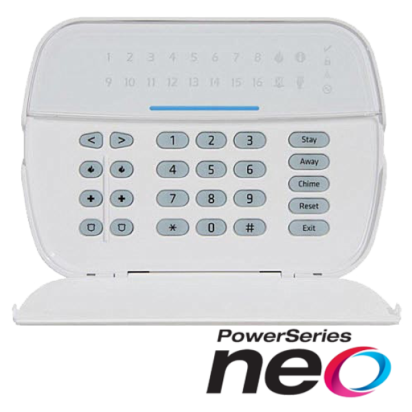 Tastatura LED, cablata, 16 zone, SERIA NEO - DSC HS2LEDE1