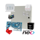 Kit alarma la efractie DSC NEO cu sirena interioara KIT2016INT
